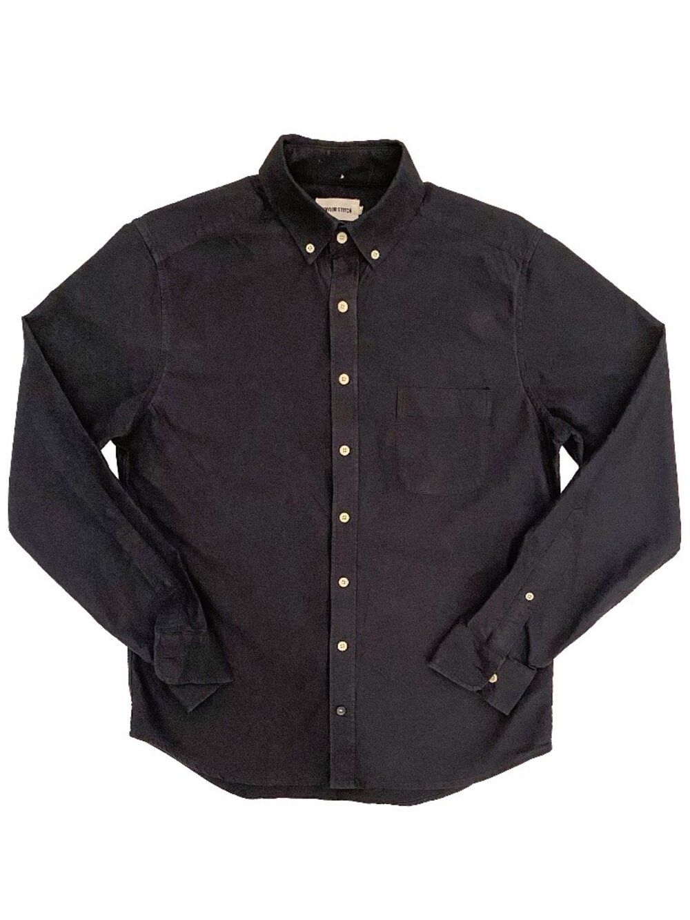 Taylor Stitch "The Jack" Button-Down Shirt in Black Indigo Oxford Sz 40